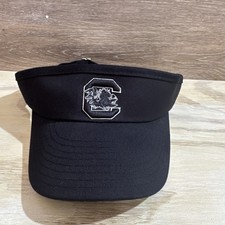 Vintage New Era University of South Carolina Gamecock Golf Visor Black 3D Logo