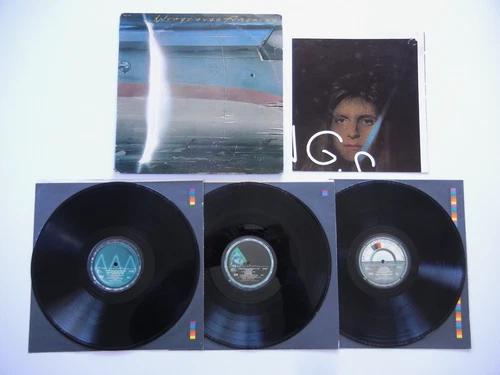 WINGS Paul McCartney Wings Over America 1976 Capitol 3xLPs w/Poster Beatles