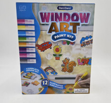 Dan Darci Window Art Suncatchers Paint Kit Kids Craft Ages 6 Glitter Non Toxic