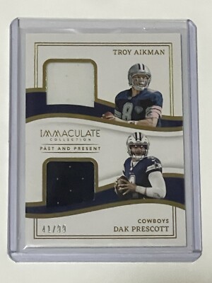 2023 Panini Immaculate Collection - Past and Present Materials #PPM-18 Dak...