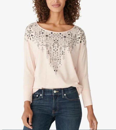 Lucky Brand Women's Drop Shoulder Easy 