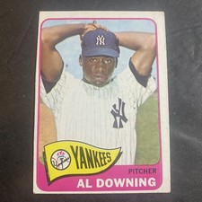 1965 Topps Baseball New York Yankees Al Downing High Number Card #598