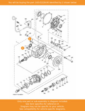 YAMAHA Bolt, 1XD-E2228-00 OEM YXM700 YXZ1000 YXE700 YXF850 YXE850