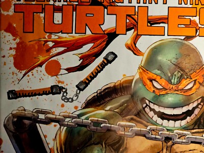 Teenage Mutant Ninja Turtles #1 Michelangelo Kirkham Signed