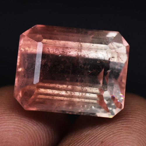 18 Ct Natural Bi-Color Tourmaline Radiant GTL Certified Untreated Rare Gemstone - Picture 9 of 9