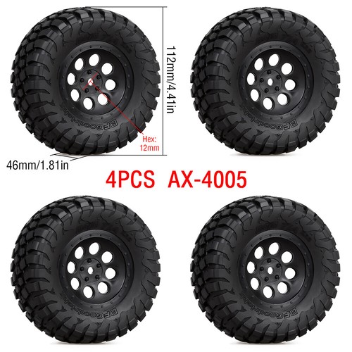 Austar RC Auto Gummireifen Rad für 1/10 Short Course Truck ARRMA 9125 Traxxas - Picture 20 of 24