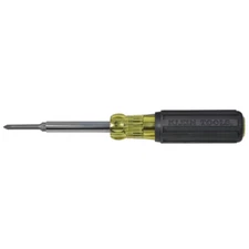 Klein Tools 32560 Multi-Bit Screwdriver / Nut Driver, 6-in-1, Extended Reach