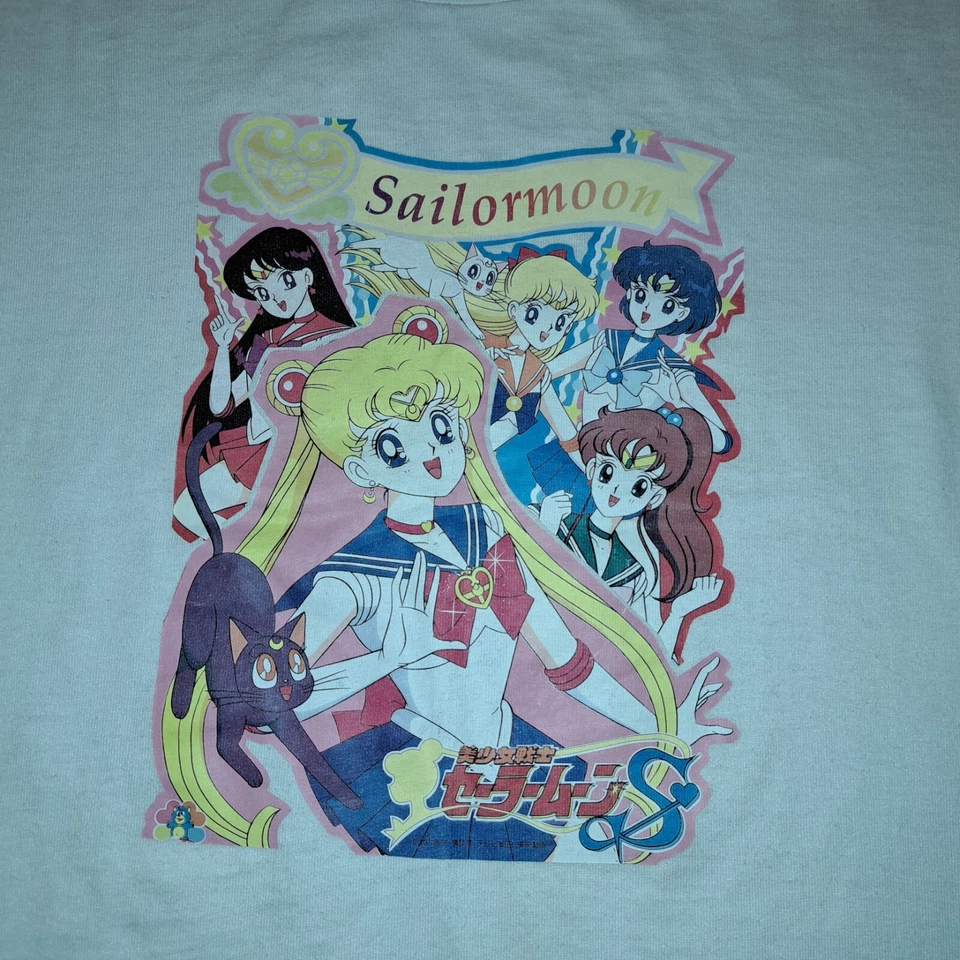 Винтажная футболка Sailor Moon японская версия 90-е размер S аниме японская  - Изображение 2 из 4