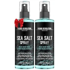 Viking Revolution Sea Salt Spray for Hair Men 2PK