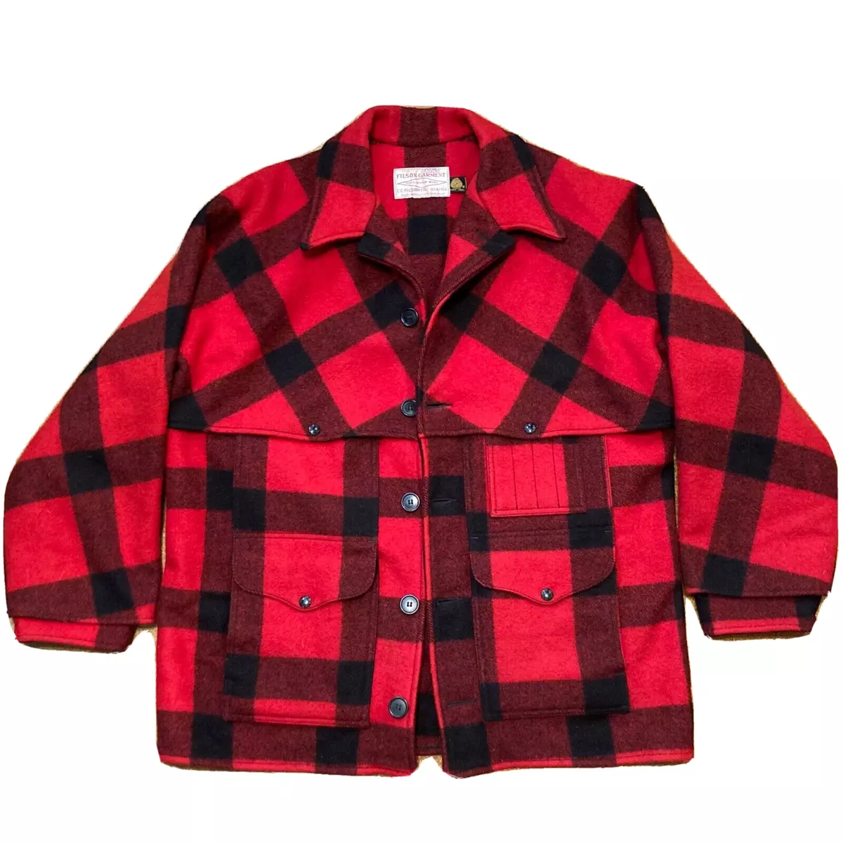 Filson double deals mackinaw wool cruiser
