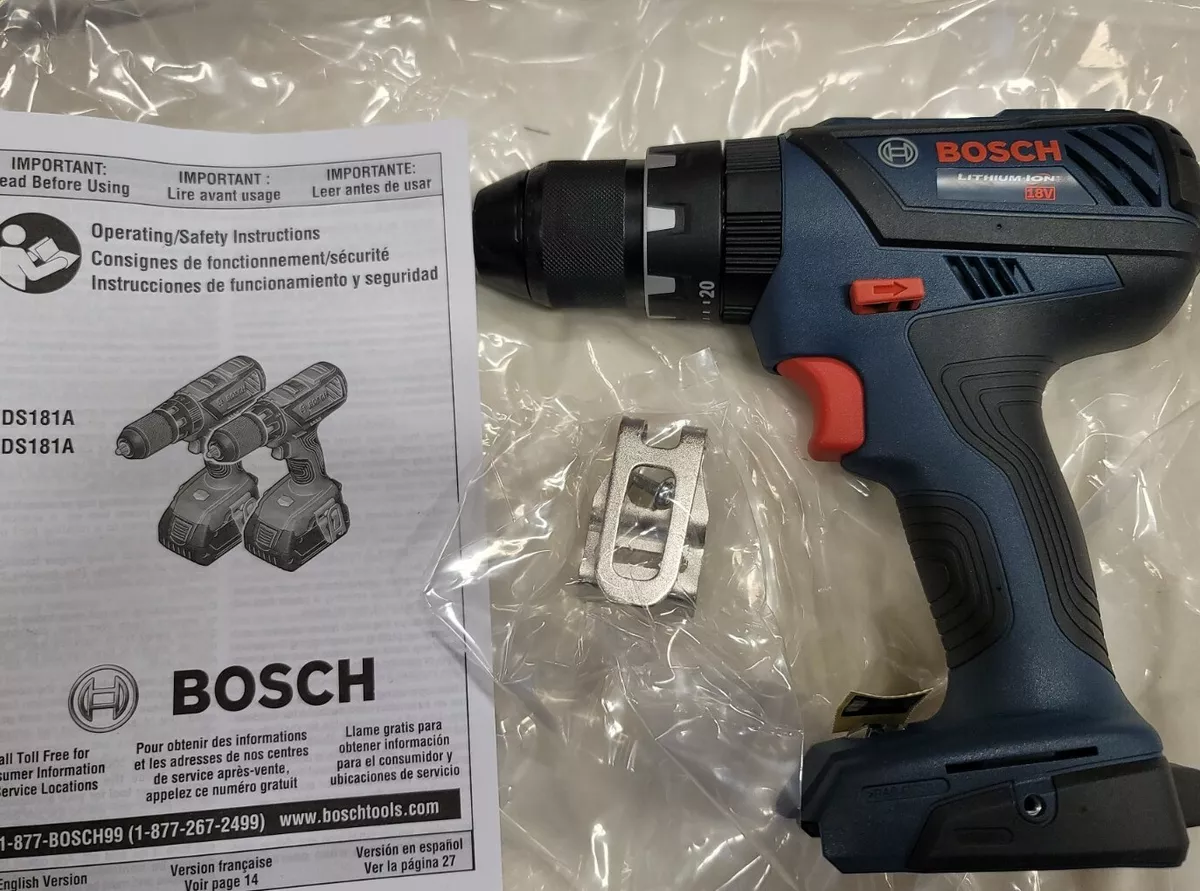 Bosch 18V Li ion Hammer Drill Driver HDS181A Tool only BRAND NEW