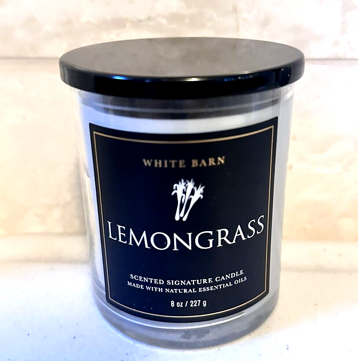 Bath & Body Works Lemongrass Candle Single Wick Scented Essential