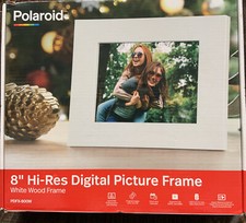    Polaroid 8" Digital Photo Frame White   Open Box   