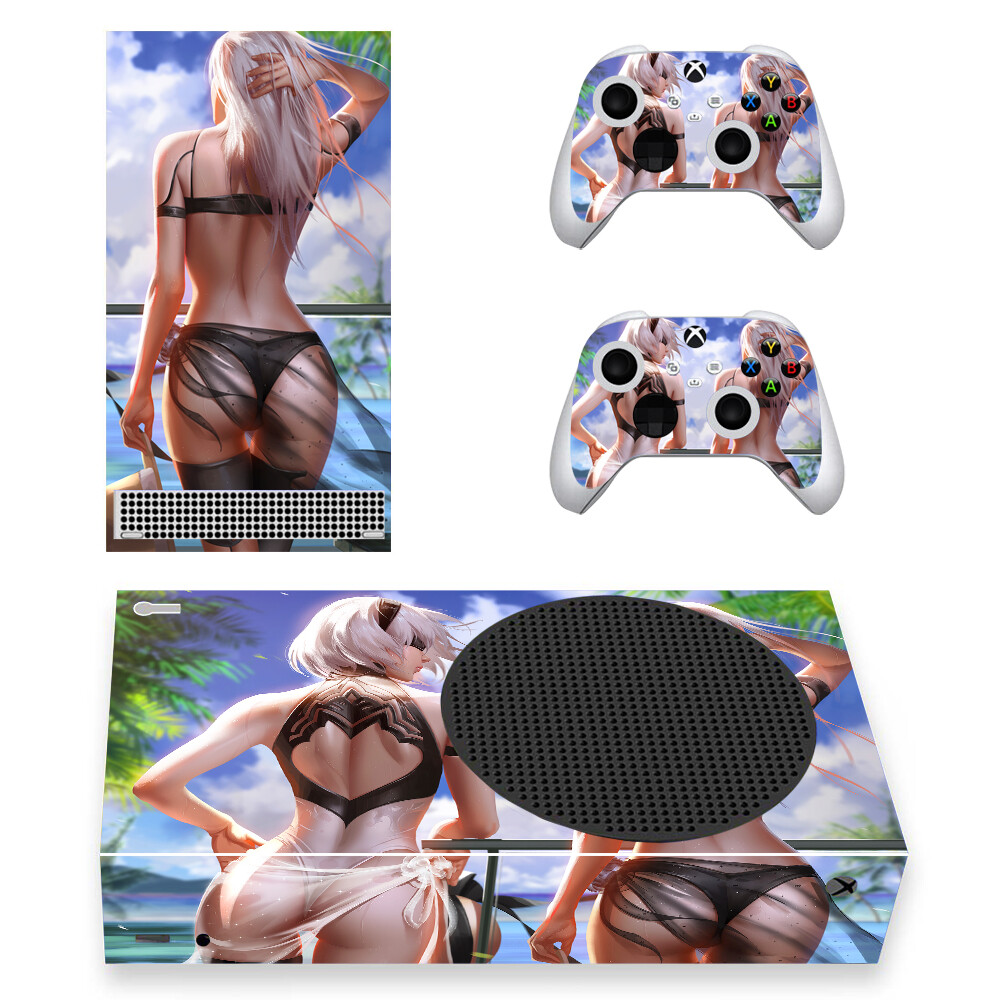 Xbox Series X Slim Console Controller Skins Decal NieR:Automata 2B Sexy Hot Girl-image