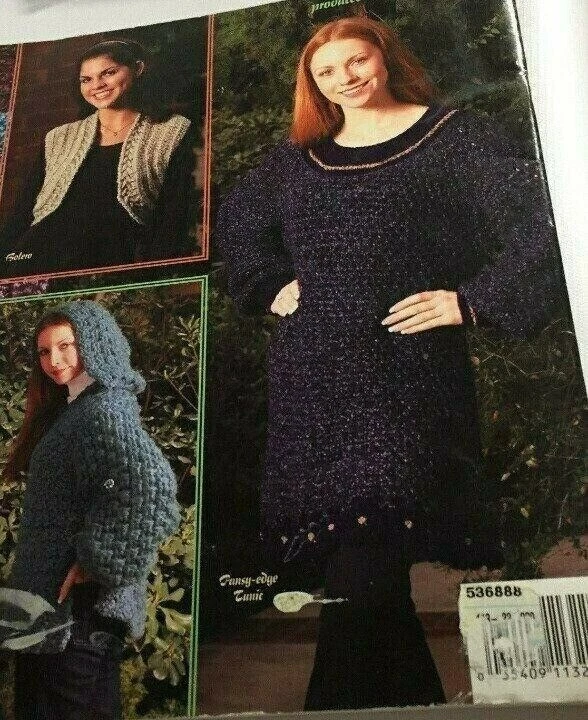 Suéter hecho en casa Crochet ASN American School of Needlework 5 patrones para mujer  Foto 2 de 4