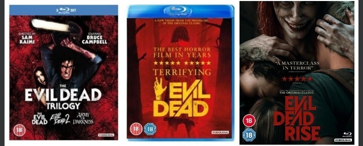 Evil Dead Rise Collection EVIL DEAD 1 2 3 4 5 COMPLETE COLLECTION. EVIL DEAD RISE. EVIL DEAD ALL ...