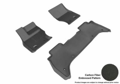3D MAXpider 13-22 Fits Land Rover Range Rover 2 Row Bench Seat 1st Row Floor Mat