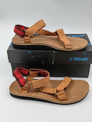 Teva Men’s Brown Canvas Strap Sandals s-l400.jpg main image 2