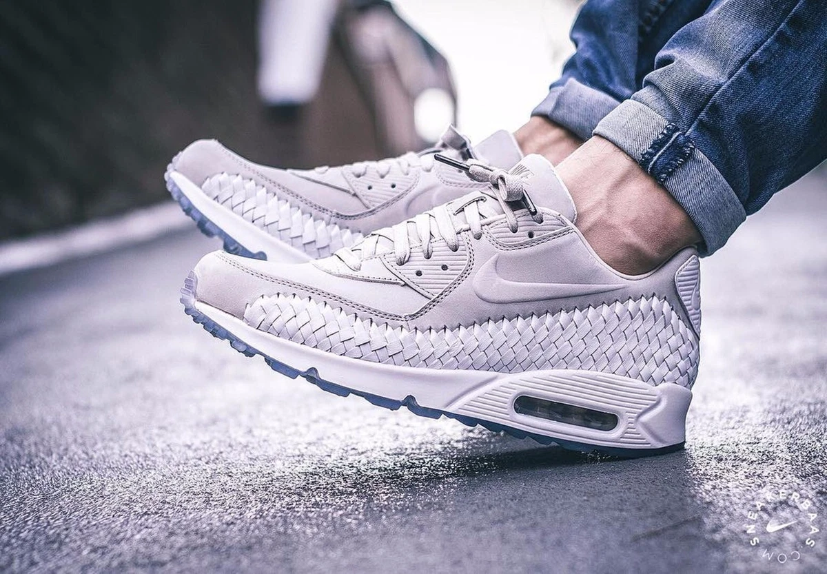 Nike Air Max 90 Woven Light Iron Ore for Sale | Authenticity  display picture 2