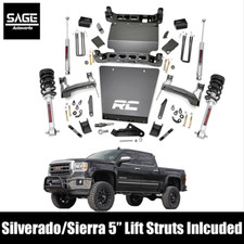 5 Inch Lift For 14-18 Silverado And Sierra 1500 With Pre Loaded Struts