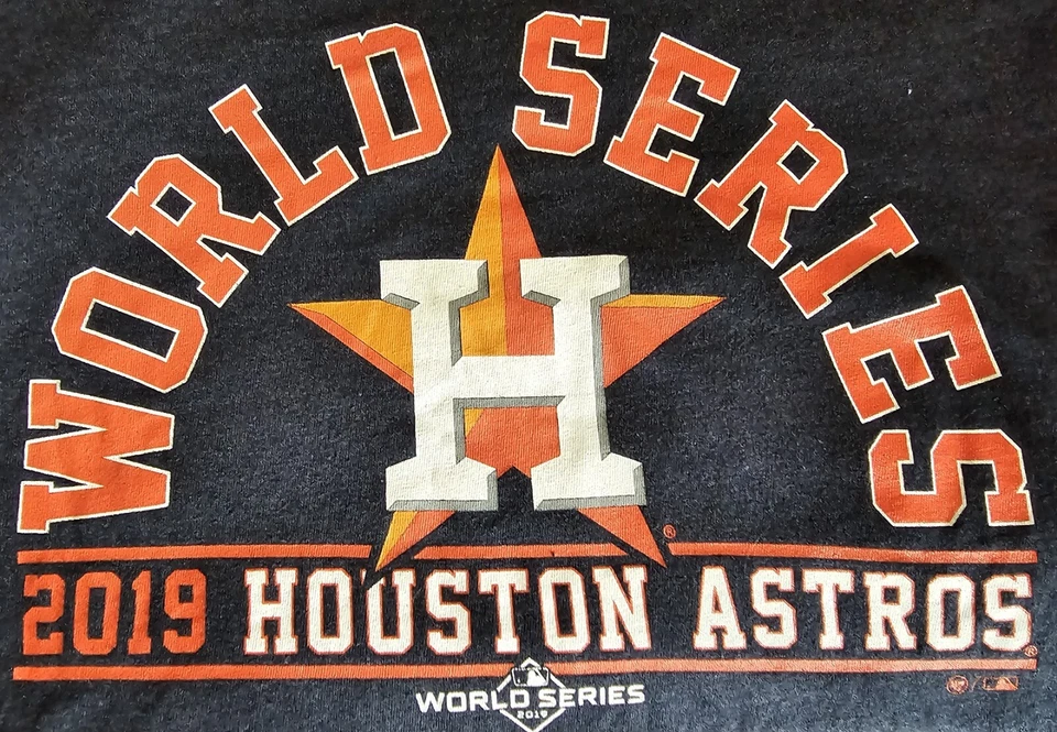 Mens Womens Shirt Size S Small '47 World Series Houston Astros 2019 - Image 3 of 4
