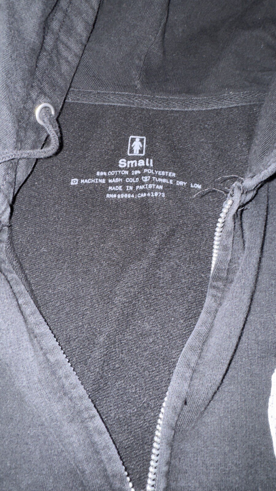 Girl Skateboards Company Zip up Hoodie