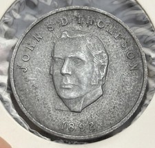 John Thompson Canada Prime Minister Ottawa Parliament Shell Oil Token Medal