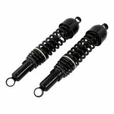 365MM EYE TO EYE FITTING TWIN SHOCKS SHOCK ABSORBERS WITH BUSHES BLACK