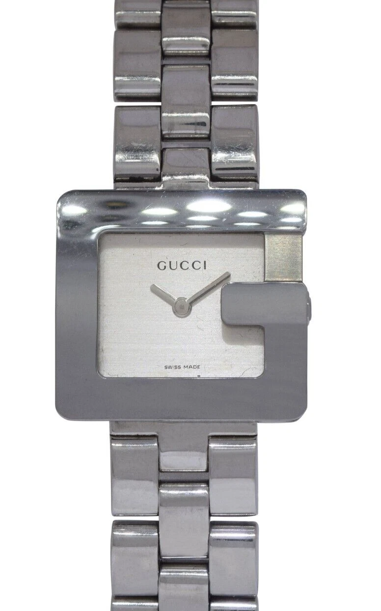 Montre vintage pour femme à quartz en acier inoxydable Gucci G 3600L