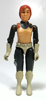 HASBRO VTG 1982 GI JOE SCARLETT V1 C6 ACTION FIGURE REPAIRED