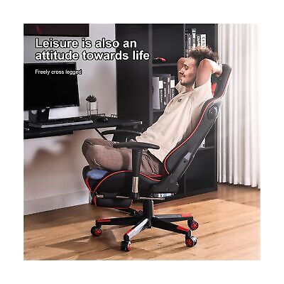  GTRACING Gaming Chair with Footrest and Bluetooth