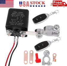 Car Battery Disconnect Switch Remote Control Power Kill Master Isolator Cut Off