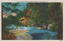 Mason's Creek Between Roanoke And Salem Virginia White Border Vintage Postcard