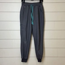 FIGS Zamora Jogger Scrub Pants Women’s Small High Waist W22SW2012 Gray