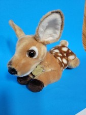Miyoni by Aurora Spotted Fawn Plush Realistic Baby Deer Animal 10" Adorable