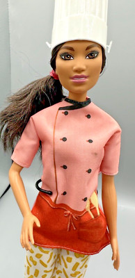 Barbie You Can Be Anything Pasta Master Chef Italian Career Doll 2020 New No Box