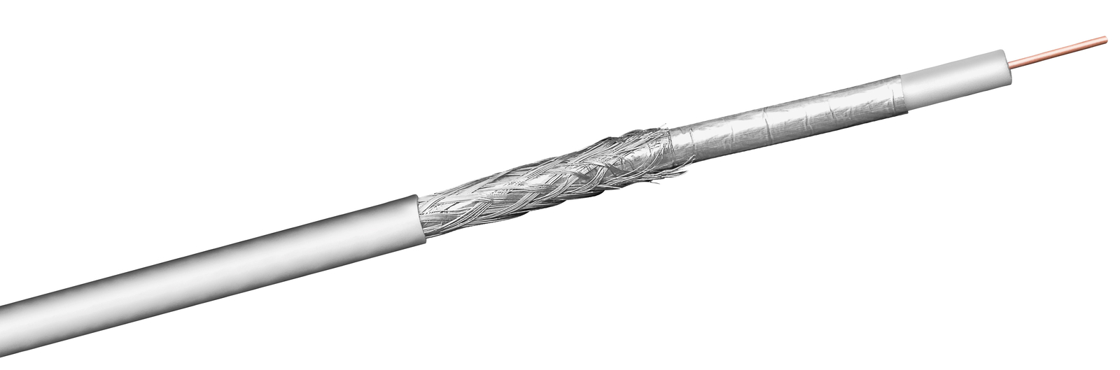 Thumbnail - Koax-kabel (cu) 100db 2x Geschirmt Class A 50m; Sat Kk 100-68 50m Coil