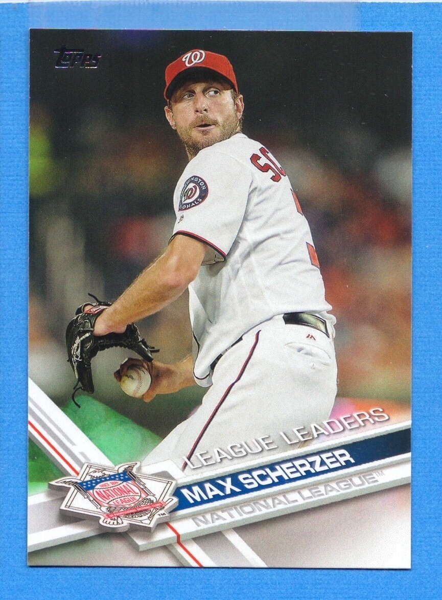 2017 Topps #145 Max Scherzer LL Nationals