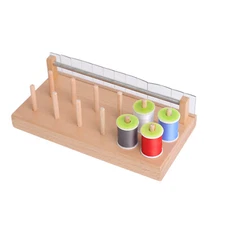 Kylebooker Premium Beechwood Spool Sewing & Embroidery Thread Rack Stand