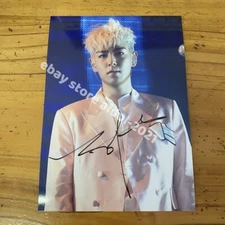 Bigbang TOP T.O.P  Autographed Signed Photo K-POP Collection 5*7 202503