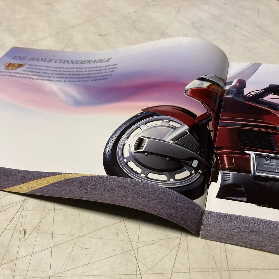 Honda GL1500 Goldwing Gl 1500 Catálogo Folleto Catálogo Volantes - Imagen 2 de 4