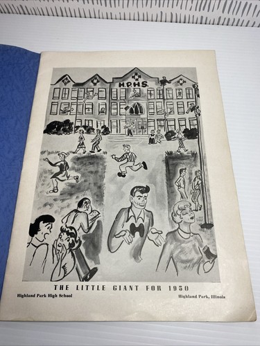 1950 Little Giant Highland Park High Yearbook District 113 Illinois - Picture 3 of 11