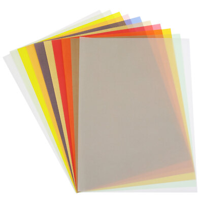 20 Sheet A4 Translucent Trace Paper 8'' x 12'' 100 GSM, 10 Color