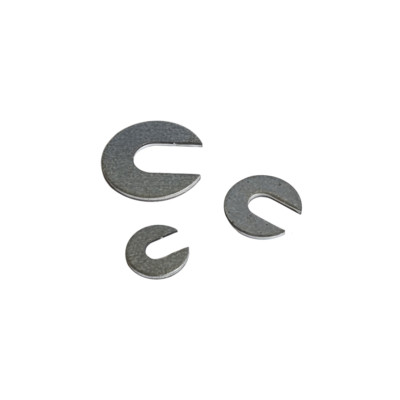Schlitzscheiben aus Stahl verzinkt,Edelstahl, Aluminium U Scheibe offen 10er Set