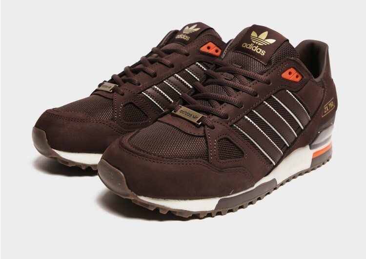 Adidas Originals ZX 750 Herren Sportschuhe IN Braunes Leder UK