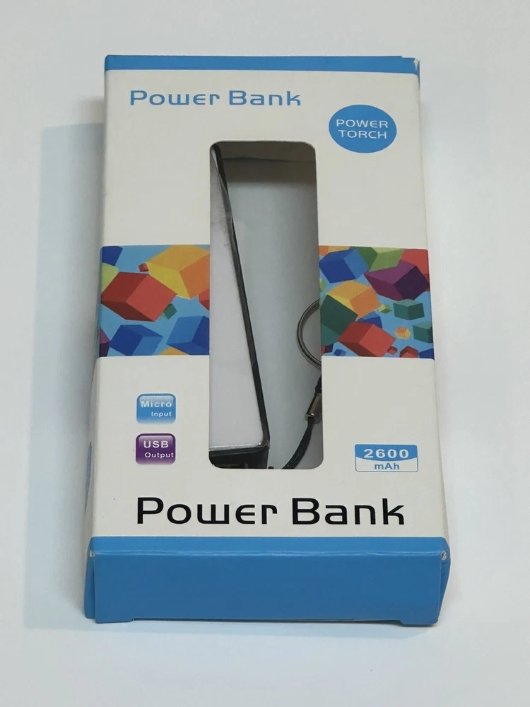 Power Bank Mini Portable Charger 2600mAh Micro Input USB Output External Battery Power Bank Mini Portable Charger 2600mAh Micro Input USB Output External Battery