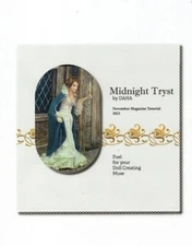 1:12 Miniature Art Doll Dressing ~ Dana Burton~ MIDNIGHT TRYST ~TUTORIAL/PATTERN