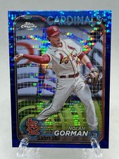2024 Topps Chrome - Blue Sonar Refractor #97 Nolan Gorman /125