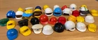 36 Pc Vintage Playmobil Hat, Helmet, Hair, & Accessory Lot - All Pieces Shown