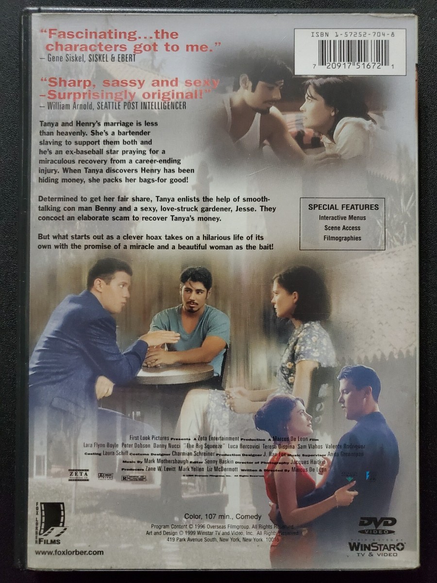 The Big Squeeze DVD Lara Flynn Boyle, Peter Dobson, Danny Nucci